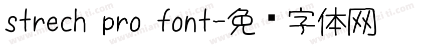 strech pro font字体转换